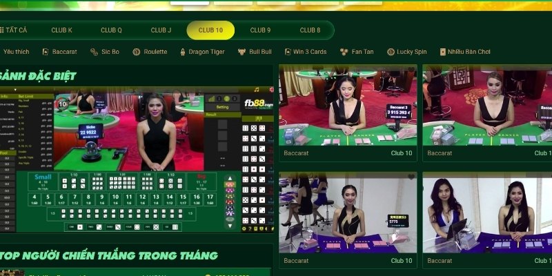 Tài Xỉu FB88 là sân chơi casino giải trí đẳng cấp cao